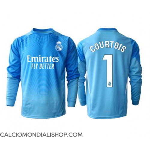 Maglie da calcio Real Madrid Thibaut Courtois #1 Portiere Prima Maglia 2025-26 Manica Lunga